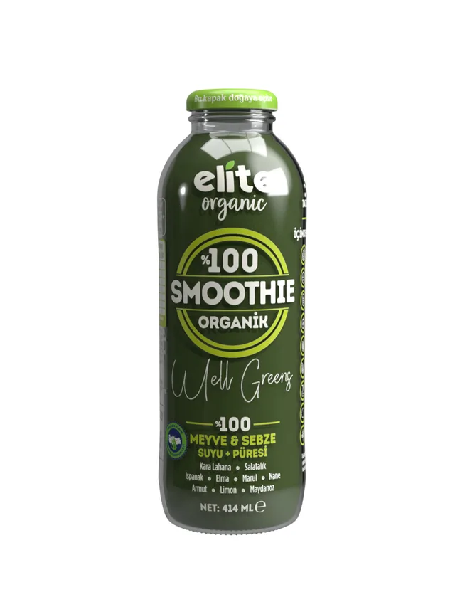 ELITE Organik Smoothie Well Greens 414 ML