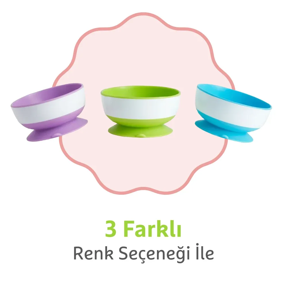 Munchkin 3’lü Vakumlu Beslenme Kasesi