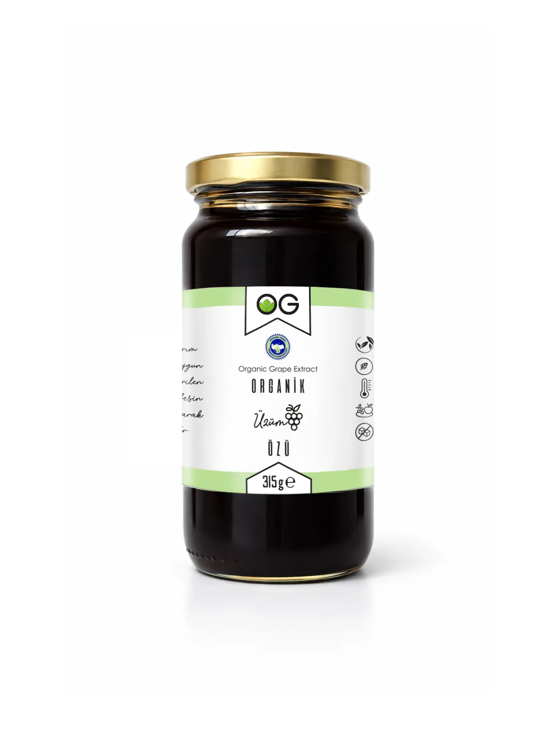 OG Natural Organik Üzüm Özü 315 gr