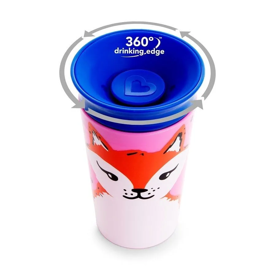 Munchkin Mucize 360° Wildlove Alıştırma Bardağı 12ay+ 266ml Ti...