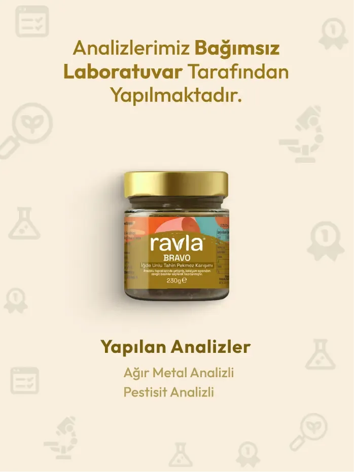 Ravla Bravo İğde Unlu Tahin Pekmez Karışımı