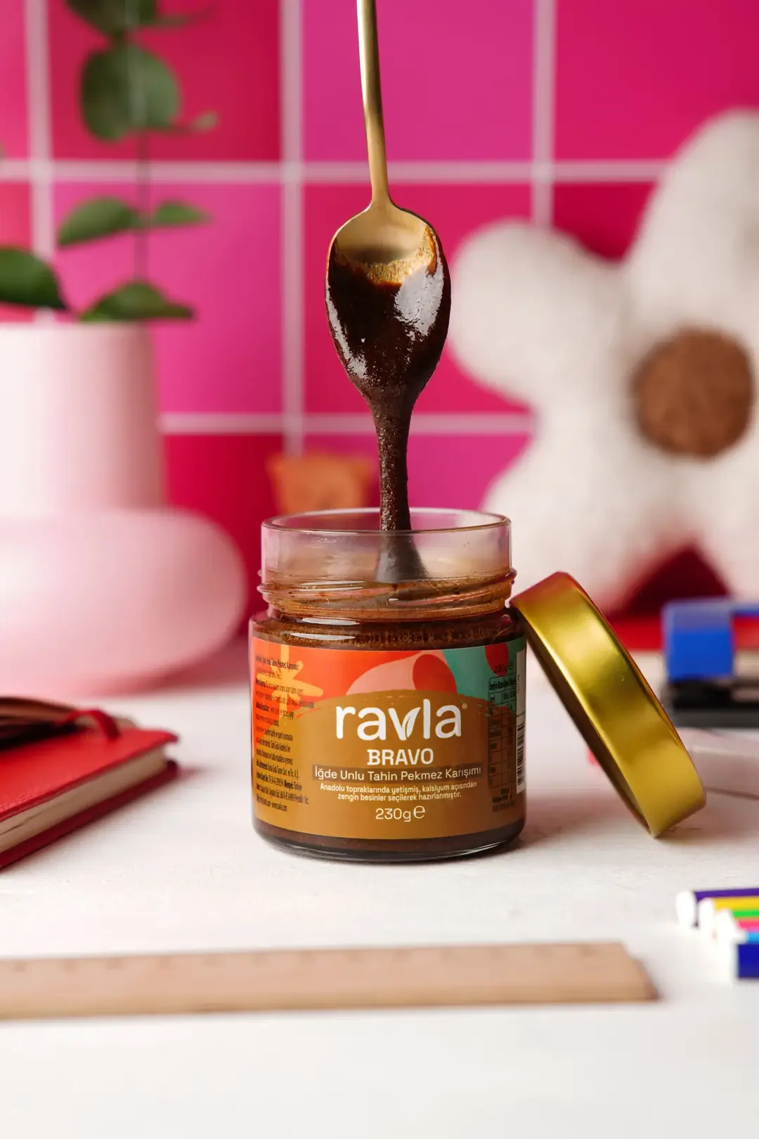 Ravla Bravo İğde Unlu Tahin Pekmez Karışımı