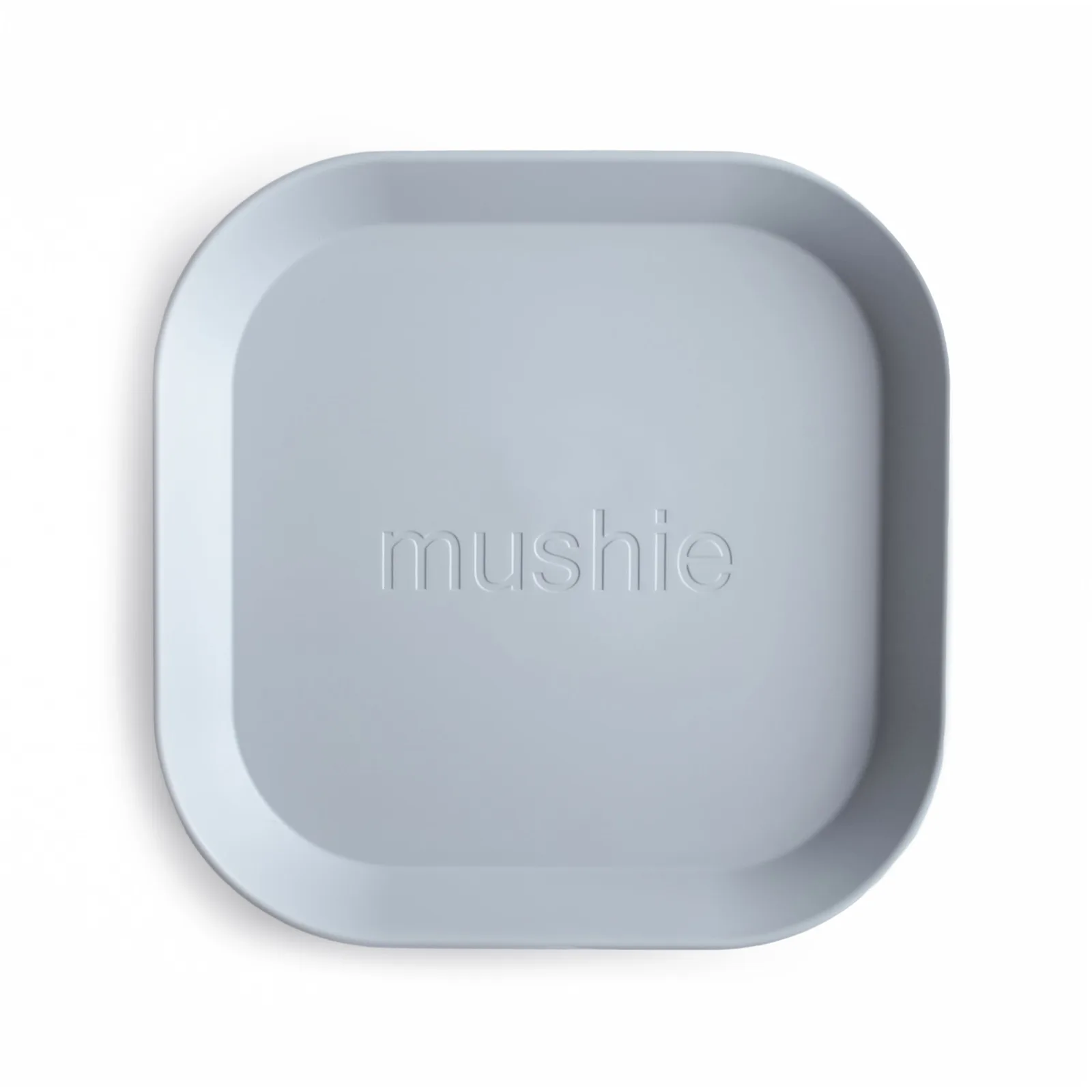 Mushie İkili Kare Yemek Tabağı - Cloud