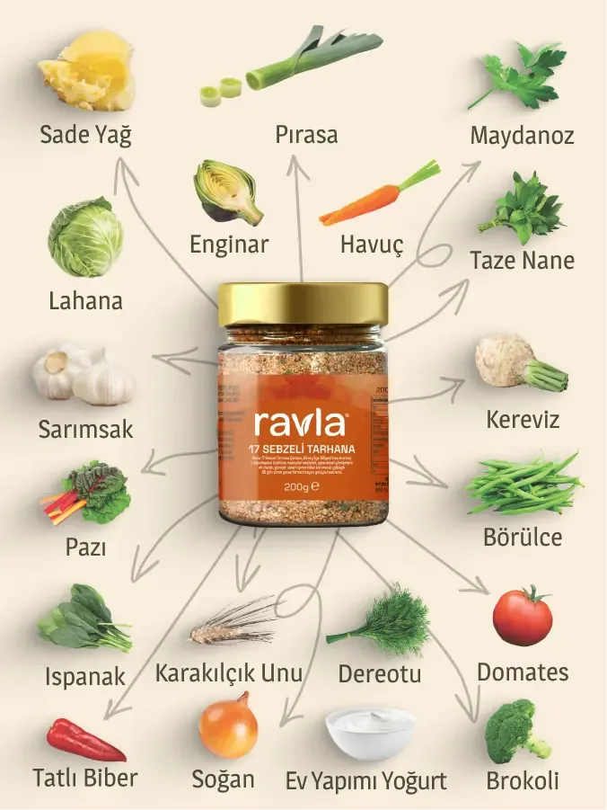 Ravla 17 Sebzeli Tarhana 200 gram