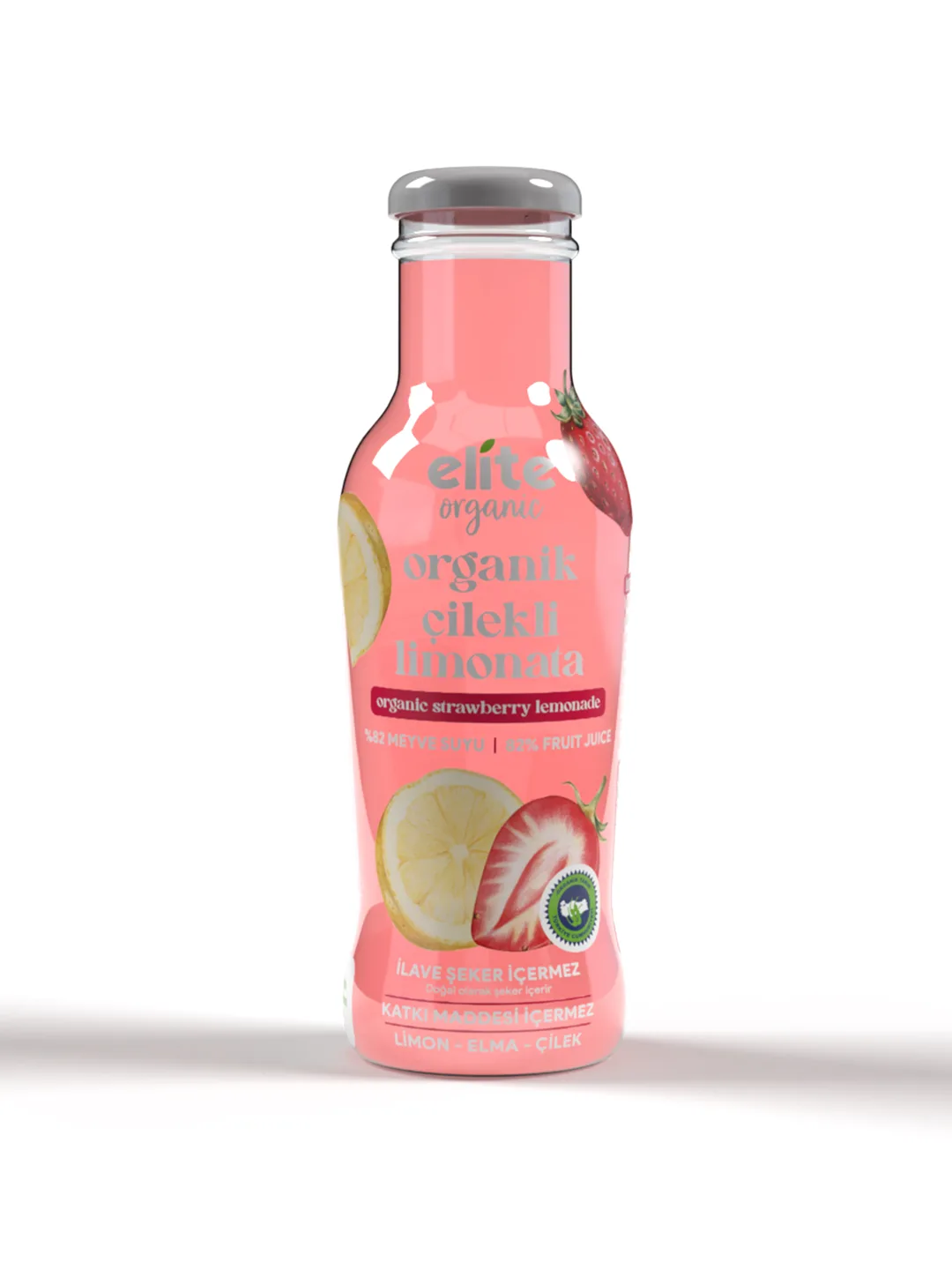 Elite Naturel organik çilekli limonata