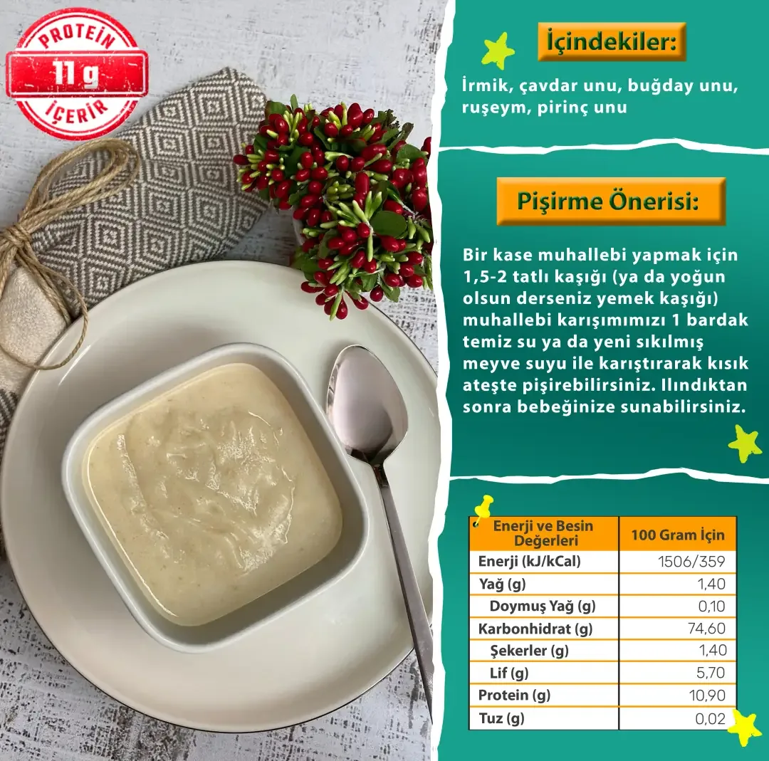 Makarna Lütfen Muhallebi Unu Karışımı