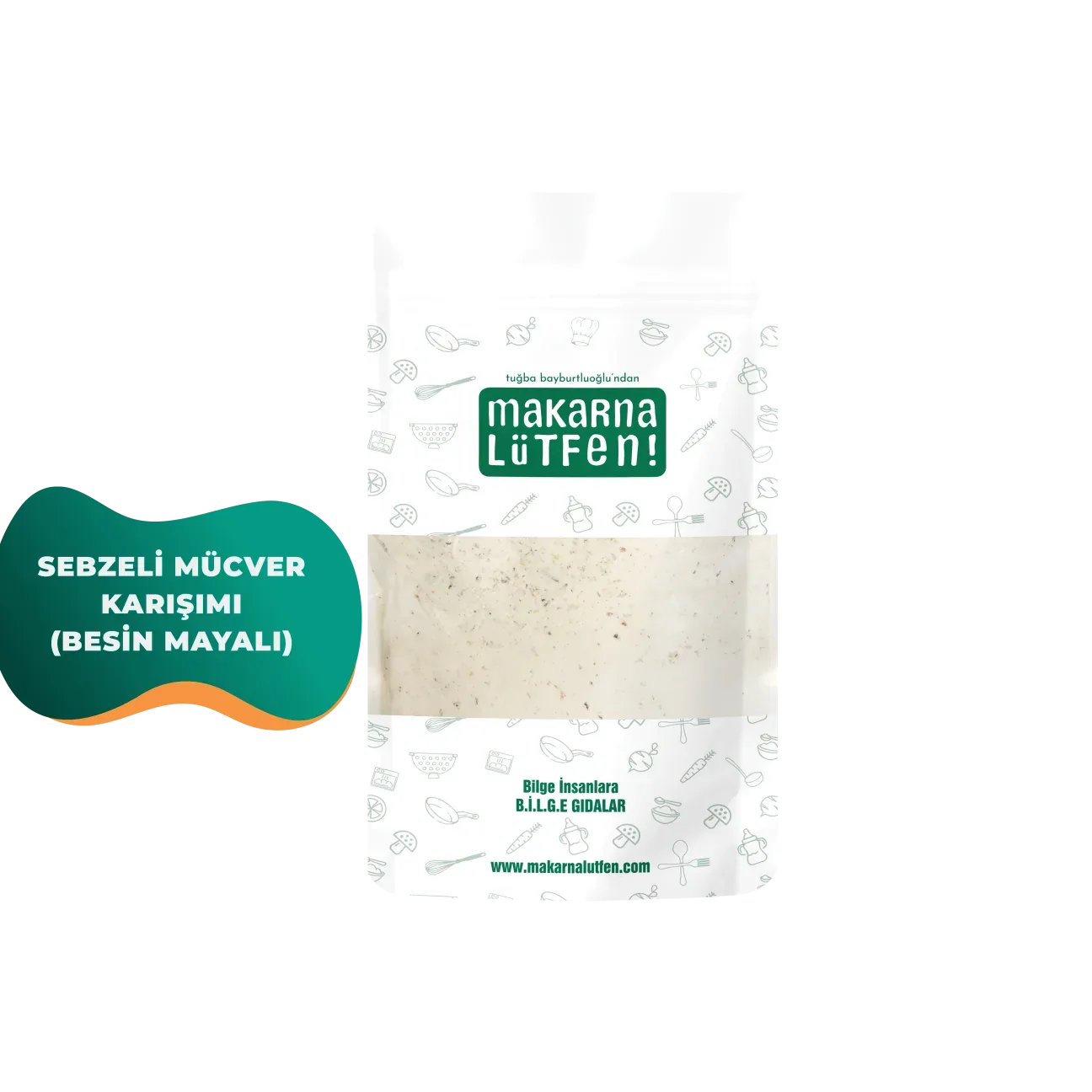 Makarna Lütfen Sebzeli Mücver Karışımı (Besin Mayalı)
