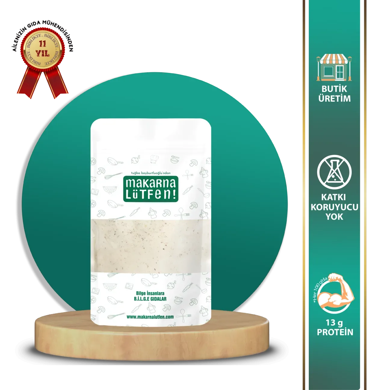 Makarna Lütfen Sebzeli Mücver Karışımı (Besin Mayalı)