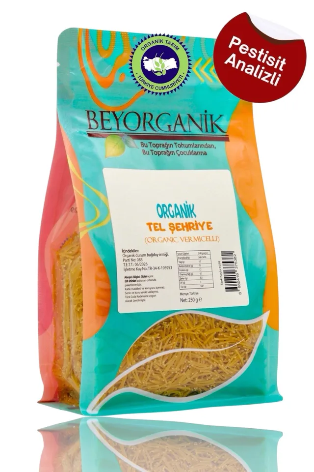 Beyorganik organik tel şehriye 250 g