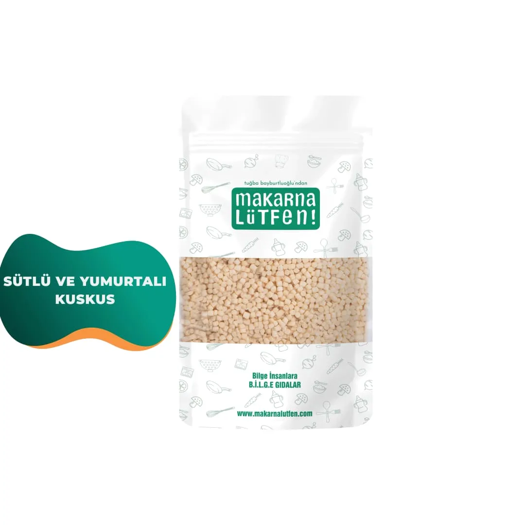 Makarna Lütfen Sütlü ve Yumurtalı Kuskus (1 Yaş - 250)