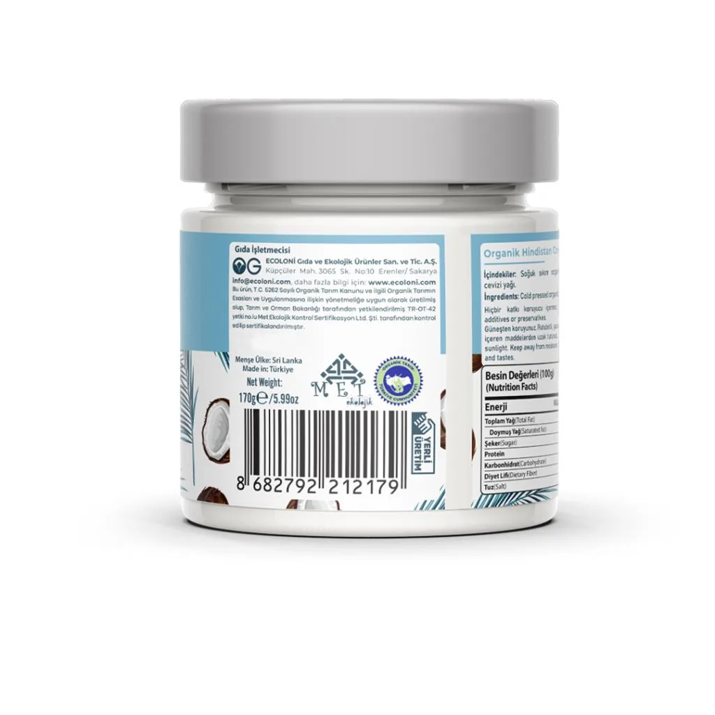 OG Natural Organik Hindistan Cevizi Yağı 170 g