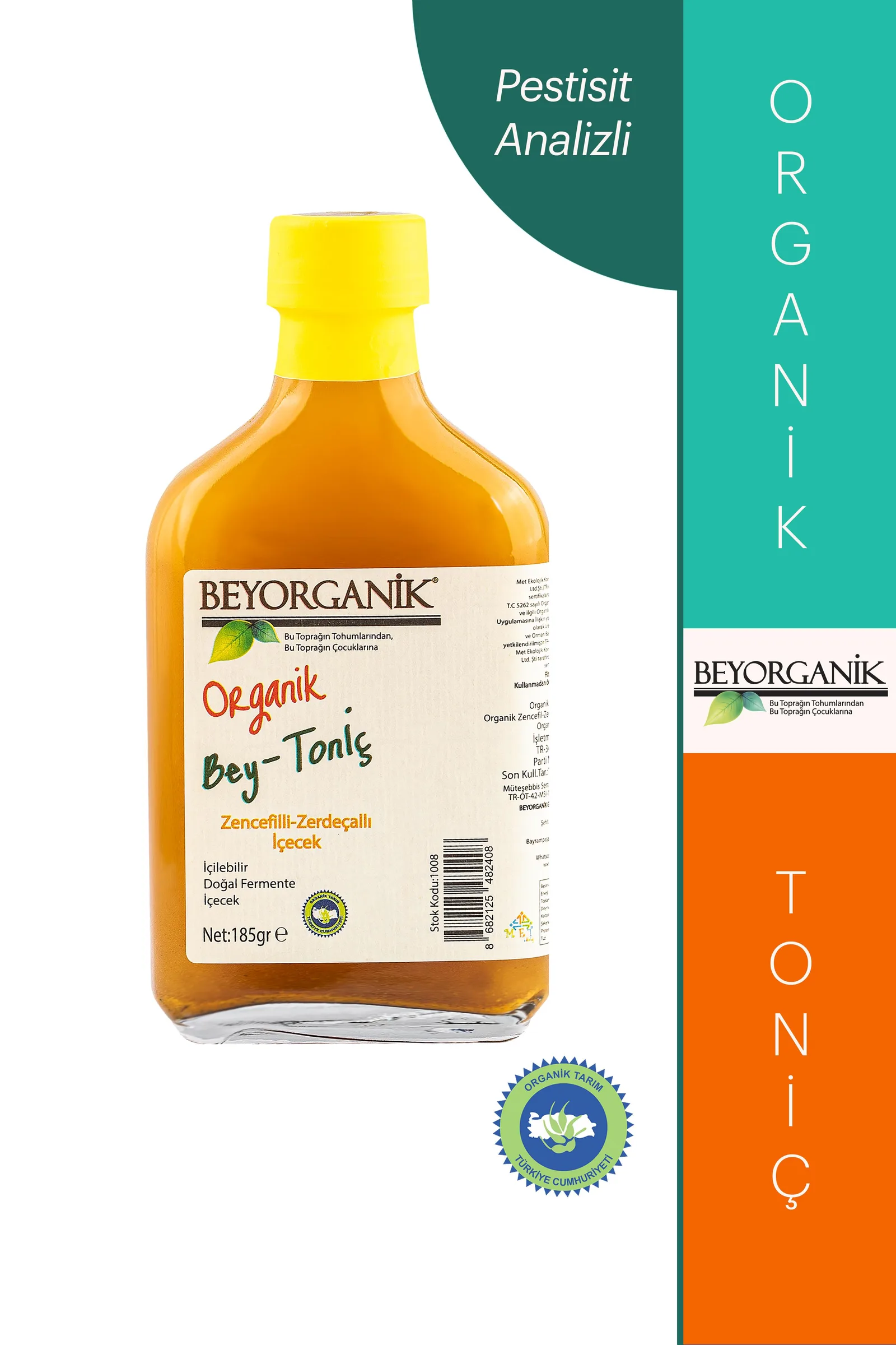 Beyorganik Organik Bey-Toniç Zencefilli Zerdeçallı İçecek 200 ml