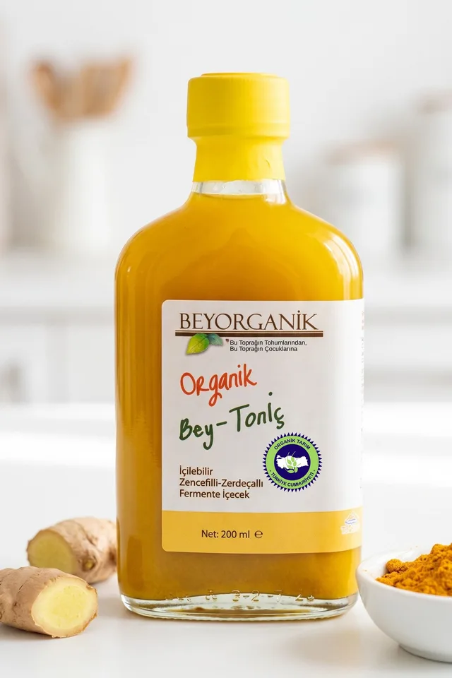 Beyorganik Organik Bey-Toniç Zencefilli Zerdeçallı İçecek 200 ml