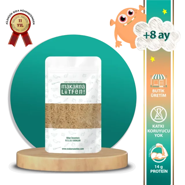 Makarna Lütfen Kendinden Tavuklu Tel Şehriye (+8 Ay - 200 gram)