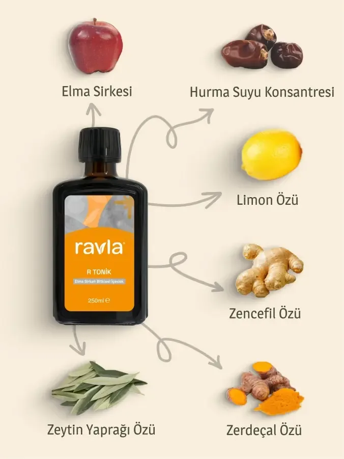 Ravla R Tonik Elma Sirkesi Karışımı