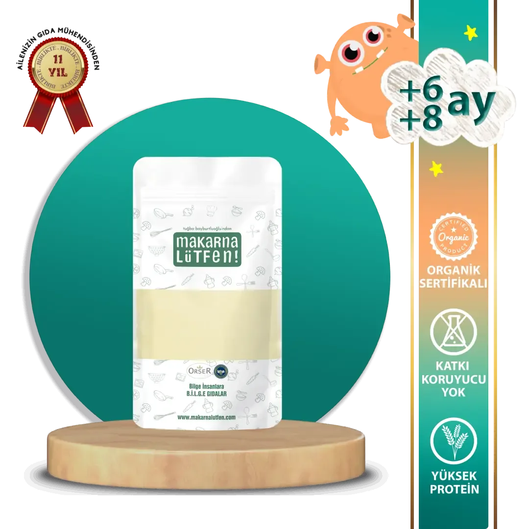 Makarna Lütfen Organik İrmik (+6 +8 Ay - 250 gram)