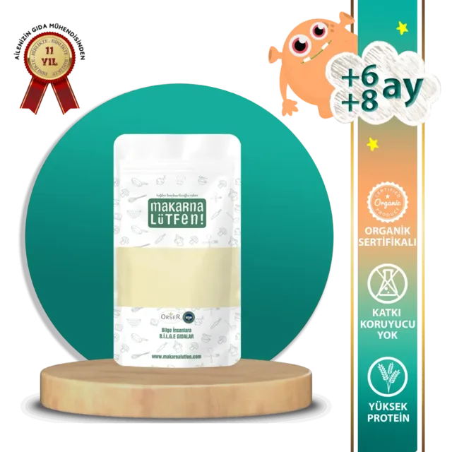 Makarna Lütfen Organik İrmik (+6 +8 Ay - 250 gram)