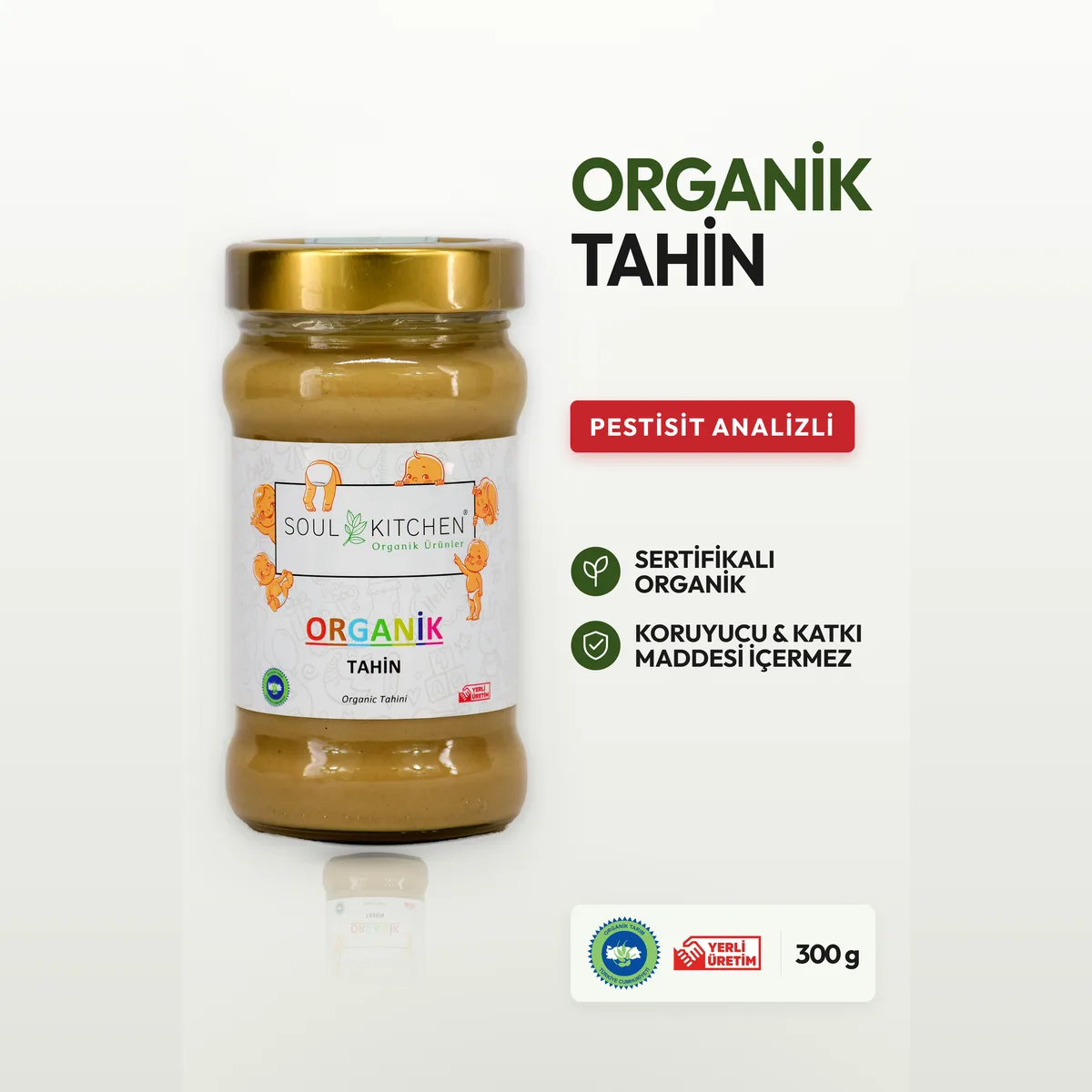 Soul Kitchen Organik Tahin 300 GR