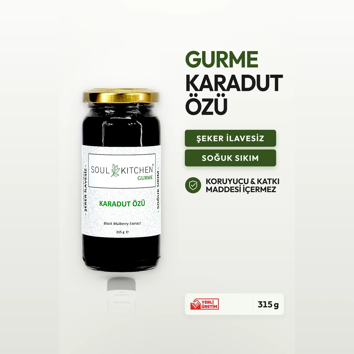 Soul Kitchen Gurme Karadut Özü 315 GR