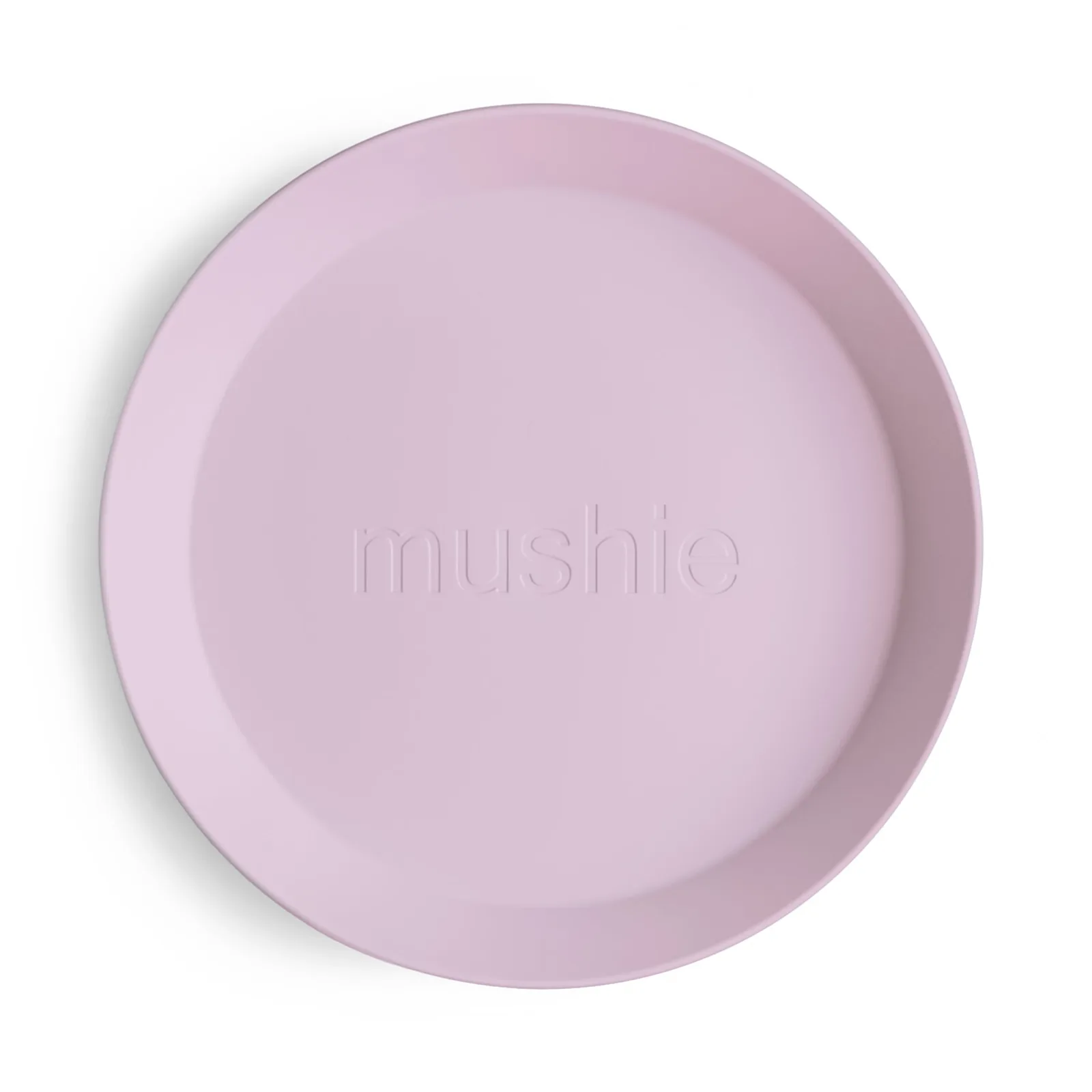 Mushie İkili Yuvarlak Yemek Tabağı - Soft Lilac