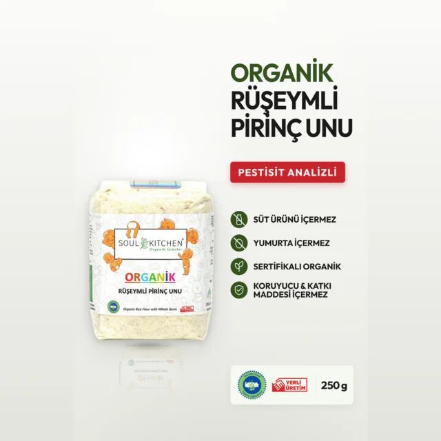 Soul Kitchen Organik Rüşeymli Pirinç Unu 250 GR