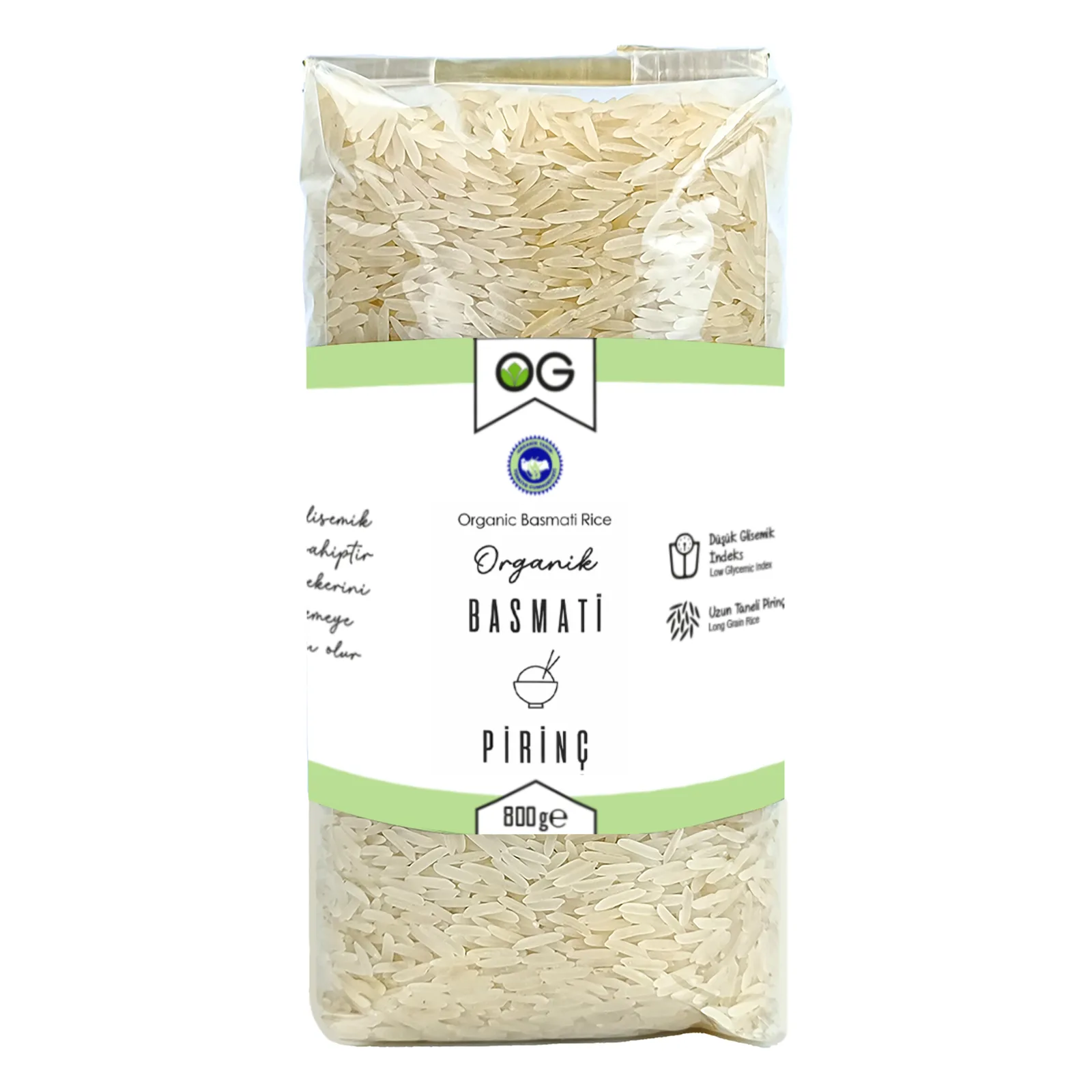 OG Organik Basmati Pirinç 800 GR