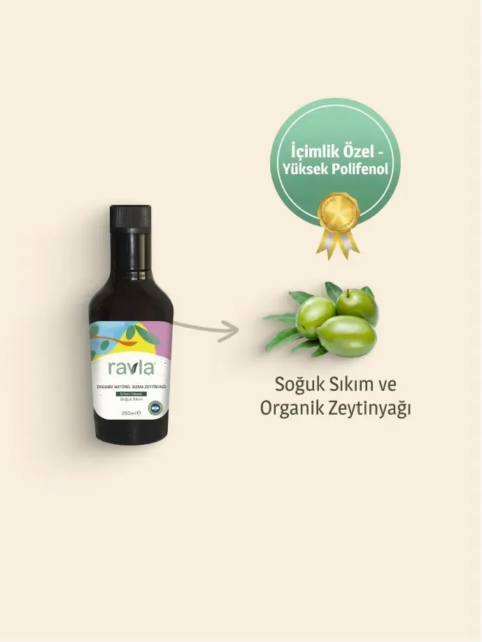 Ravla Organik Sızma Zeytinyağı 250 ml