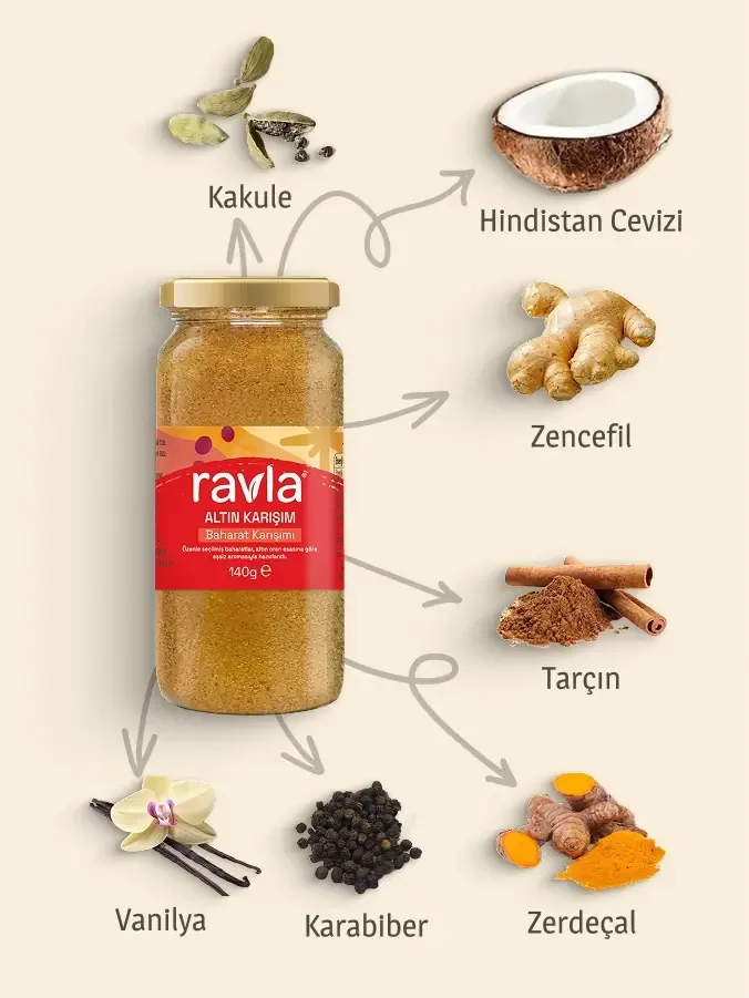 Ravla Altın Karışım 140 gram