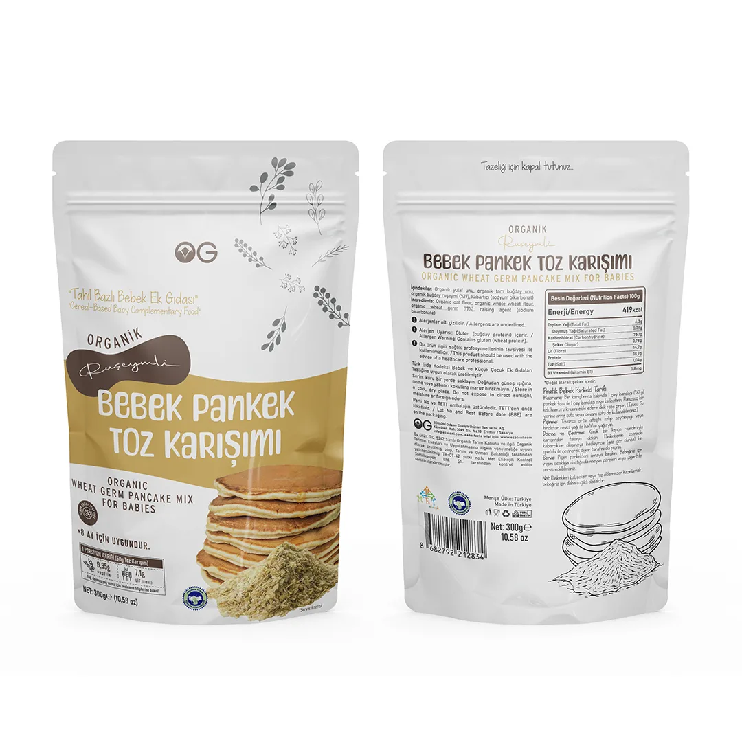 OG Organik Ruşeymli Bebek Pankek Toz Karışımı 300 g