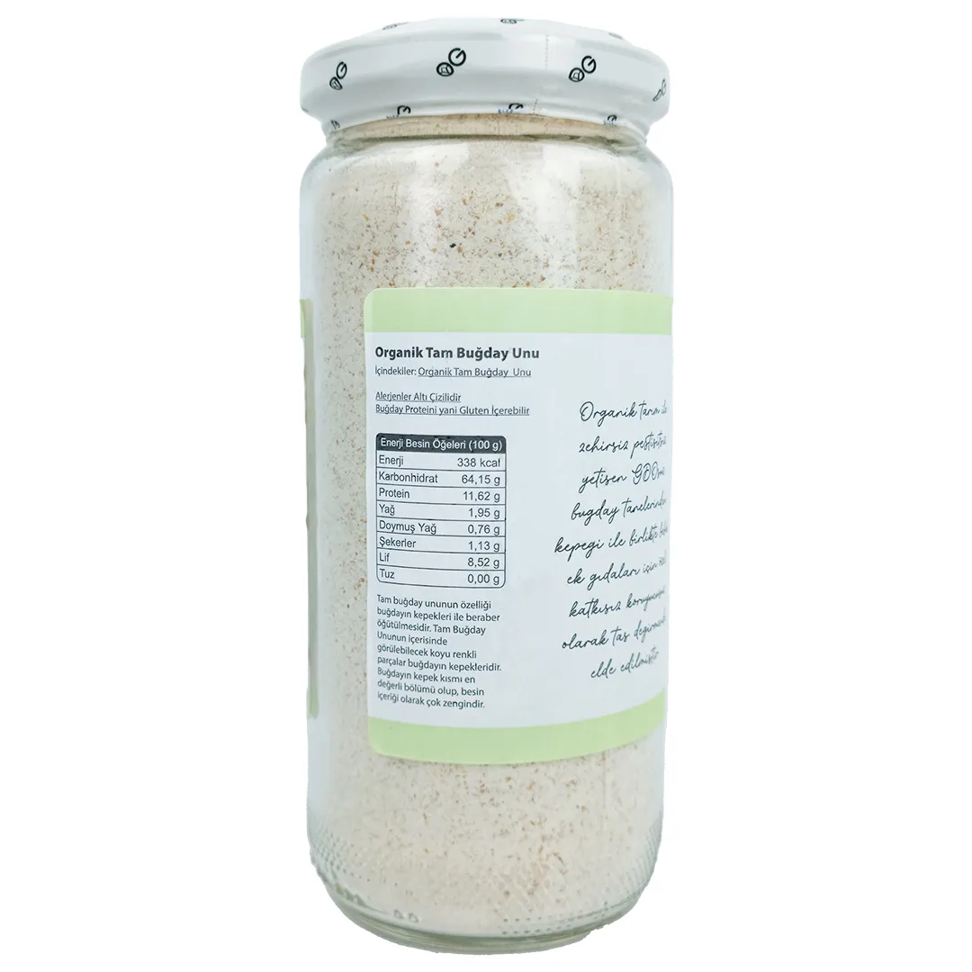 OG Natural Organik Tam Buğday Unu 8 Ay 250 GR