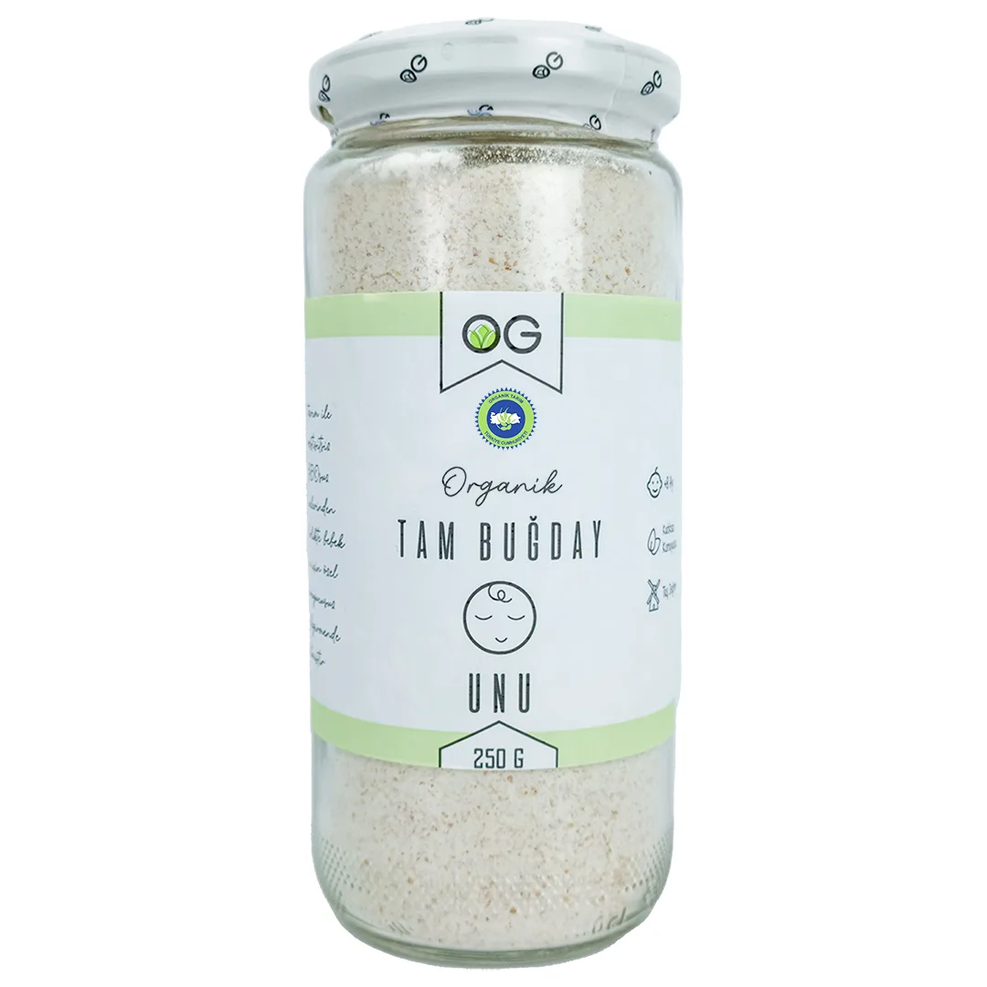 OG Natural Organik Tam Buğday Unu 8 Ay 250 GR