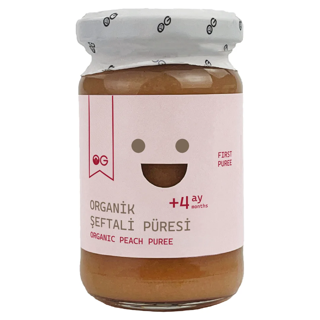 OG Organik Şeftali Püresi 100 G