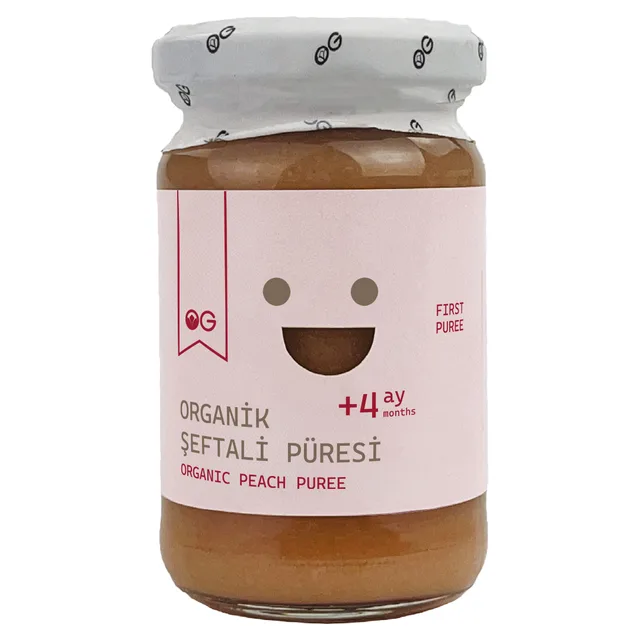 OG Organik Şeftali Püresi 100 G