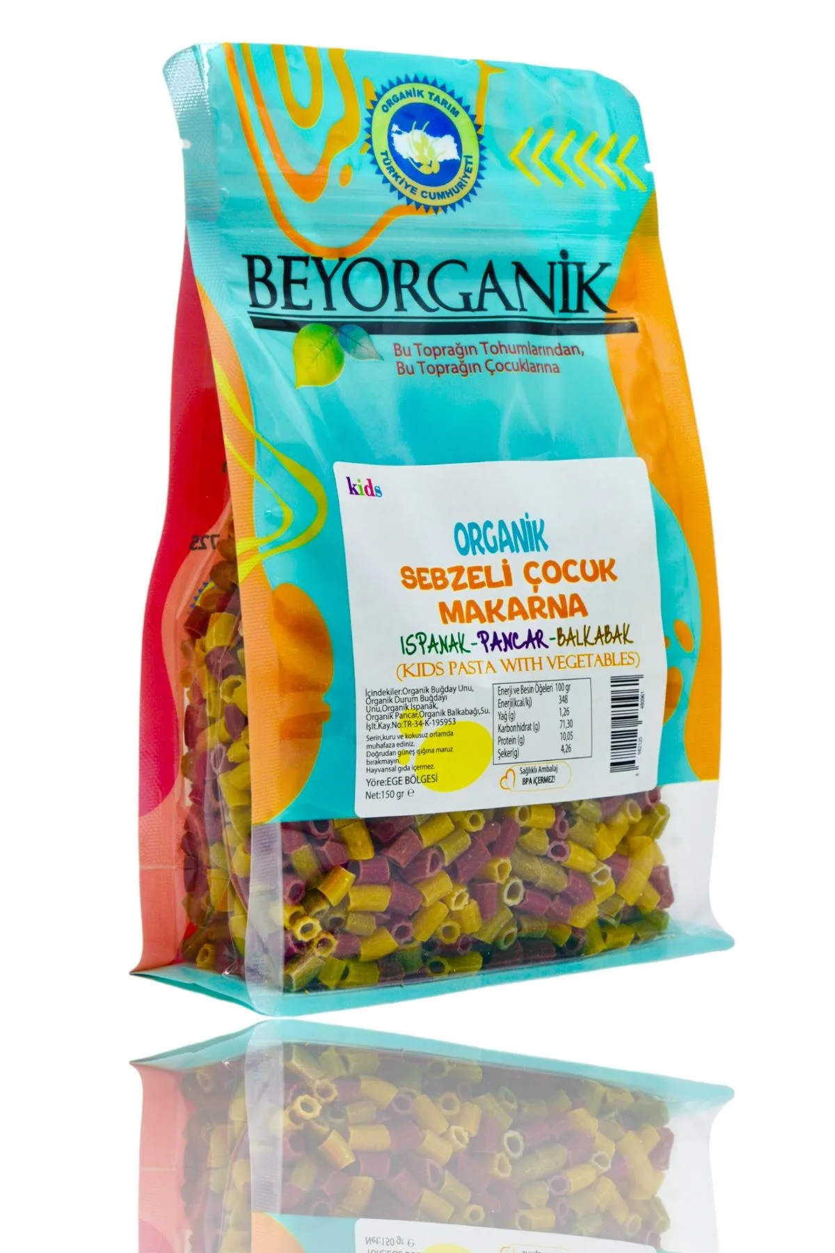 Beyorganik Sebzeli Makarna