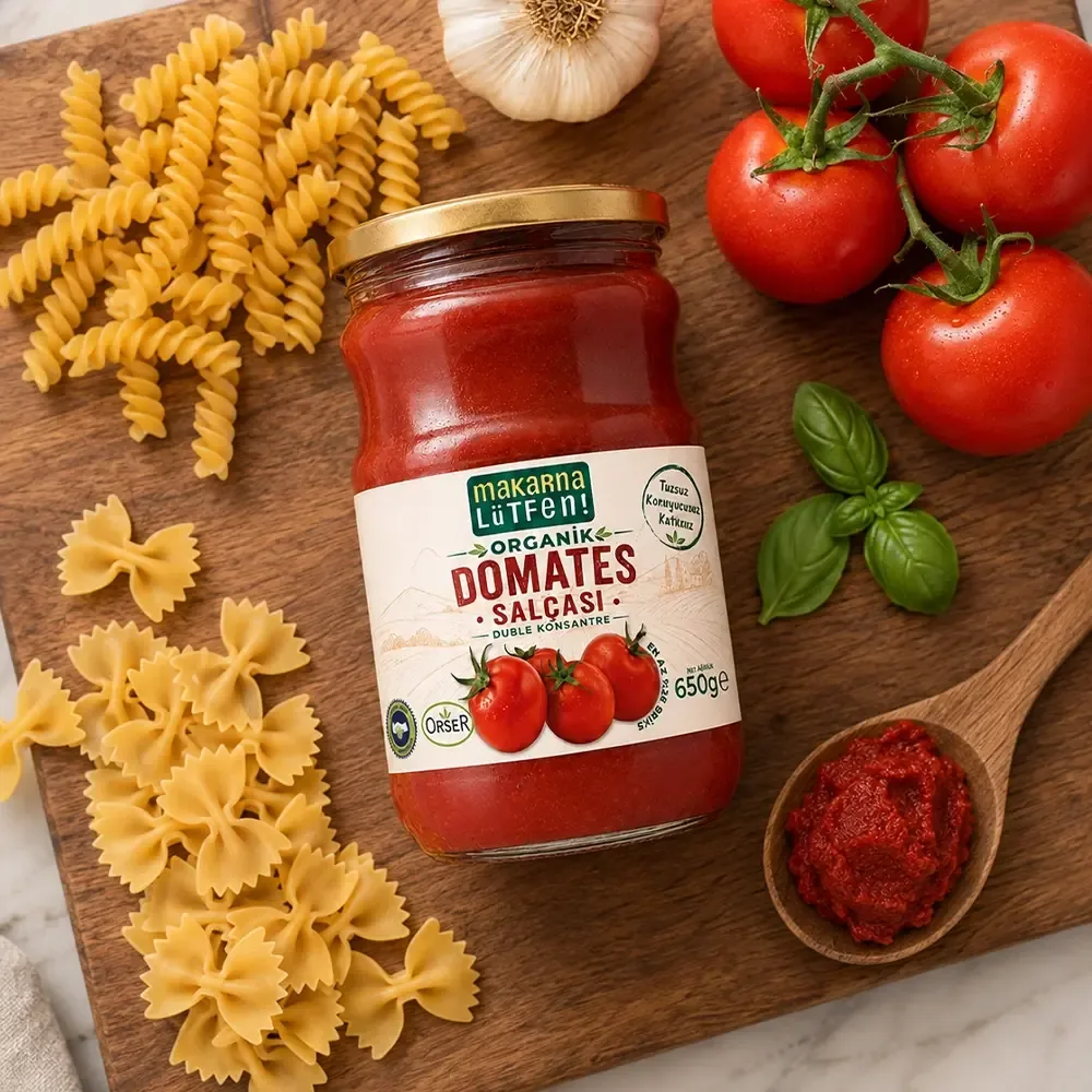 Makarna Lütfen Organik Domates Salçası 650 g