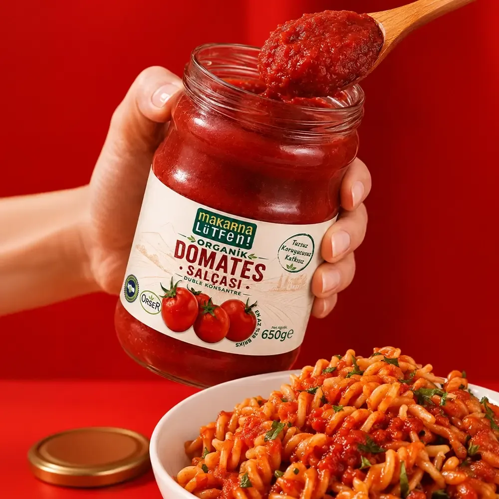 Makarna Lütfen Organik Domates Salçası 650 g