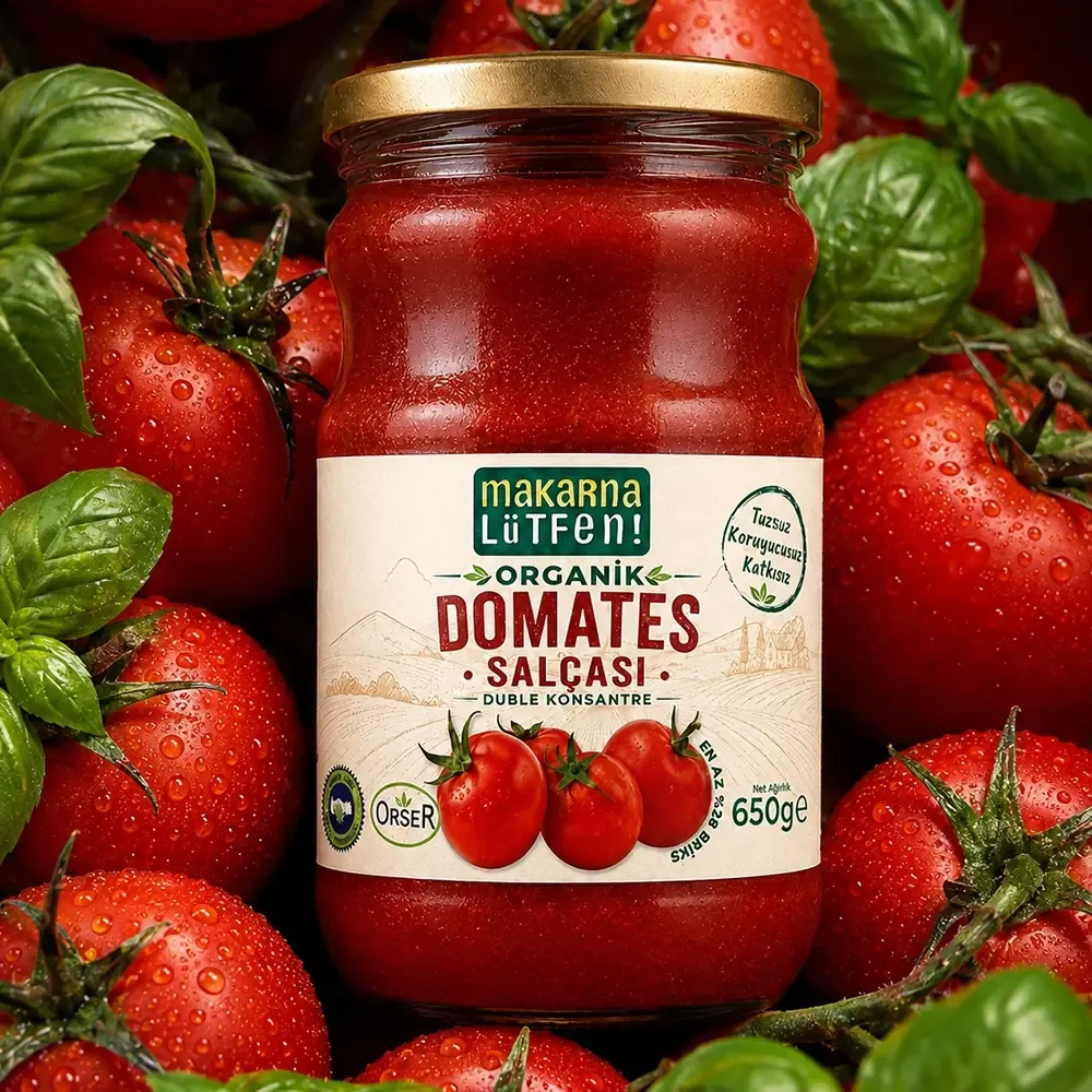Makarna Lütfen Organik Domates Salçası 650 g