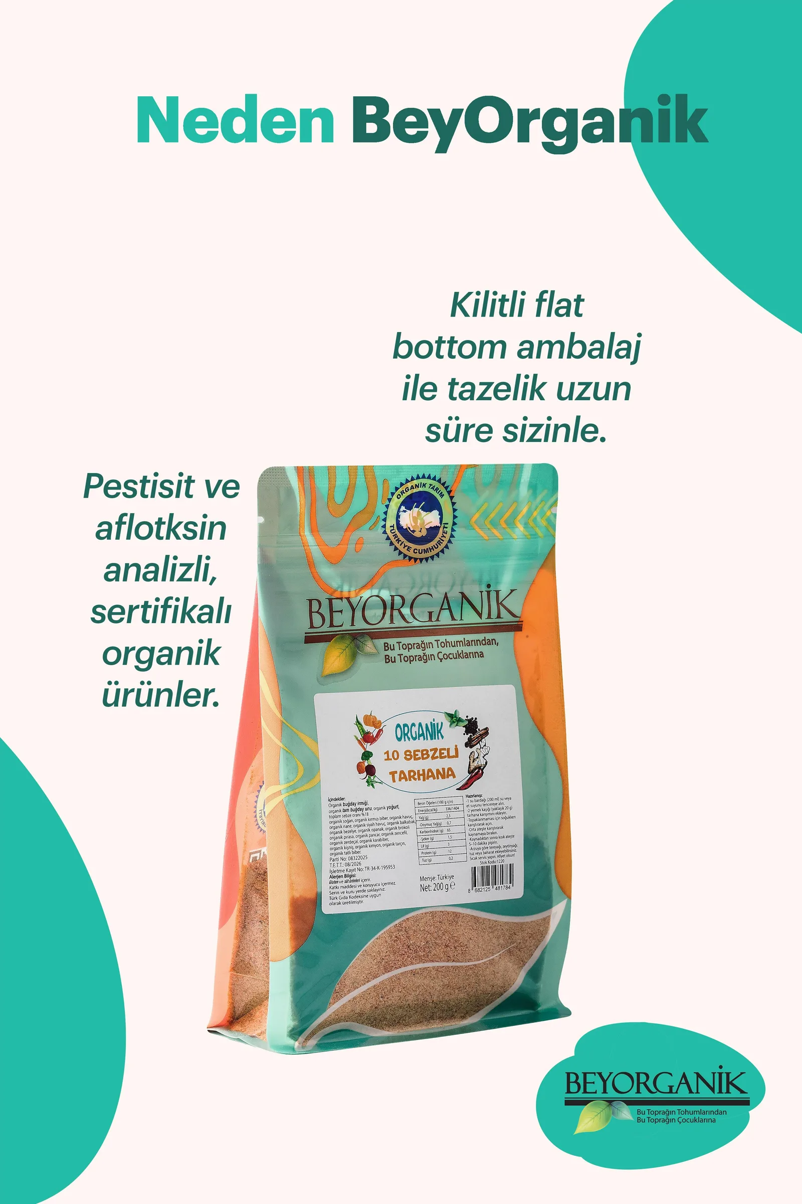 Beyorganik on sebzeli