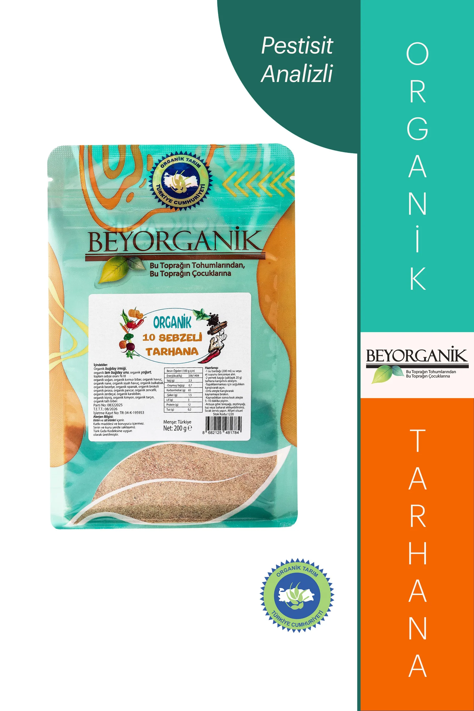 Beyorganik on sebzeli