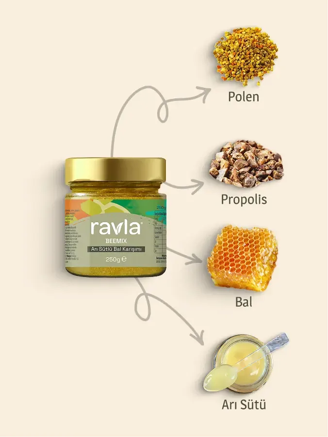 Ravla Beemix Arı Sütlü Bal Karışımı