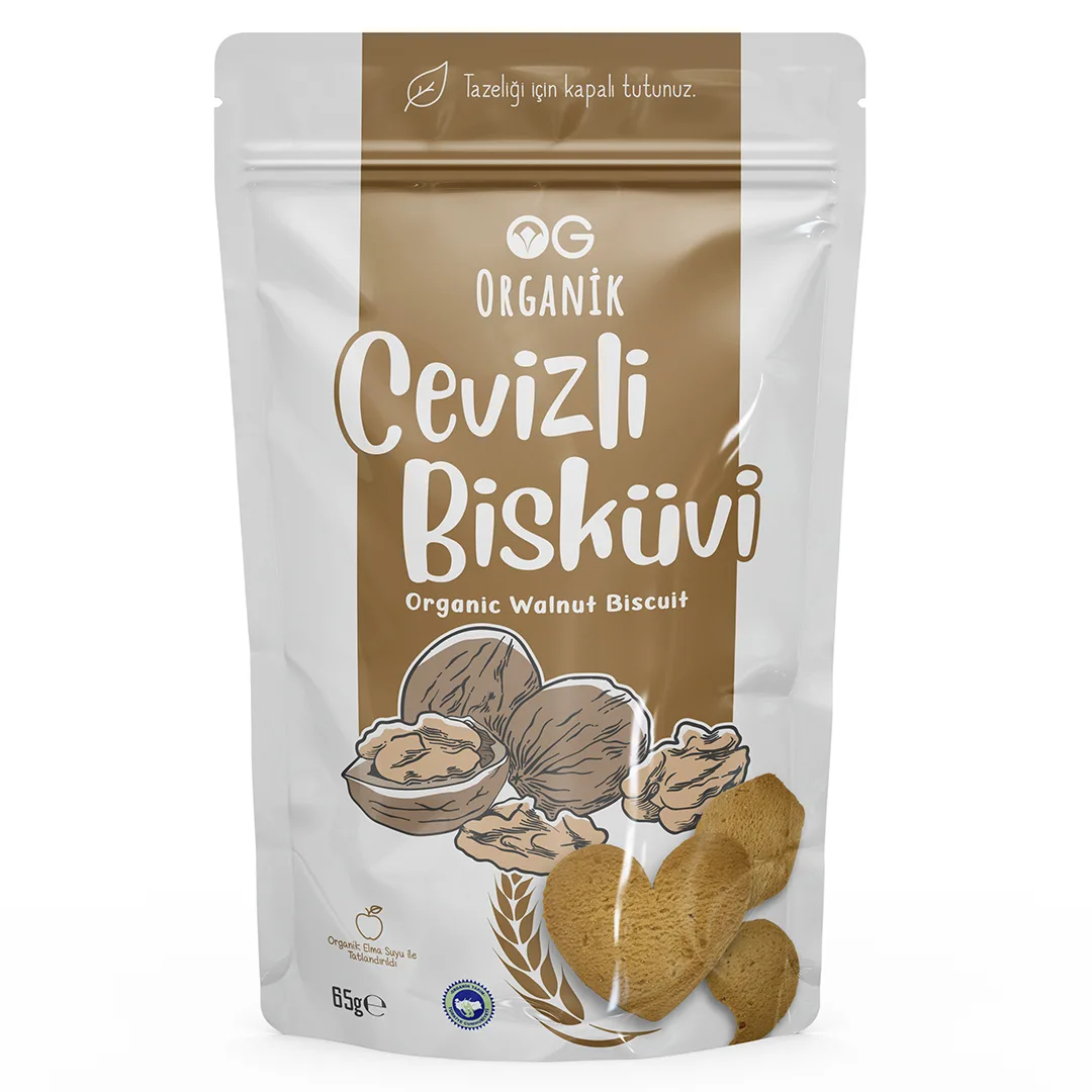 OG Organik Cevizli Bisküvi 65 GR