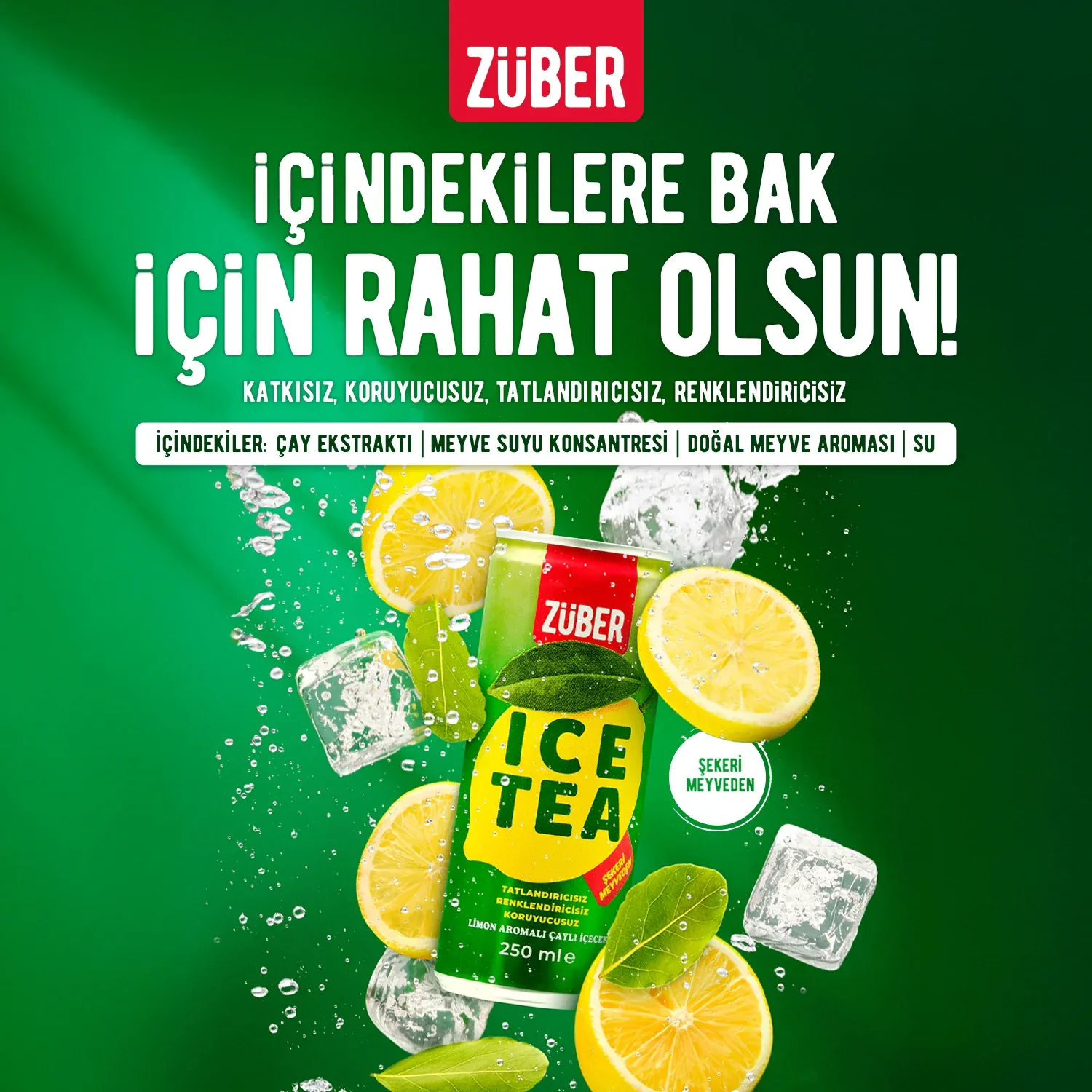 Züber Ice Tea Limon 250 ml