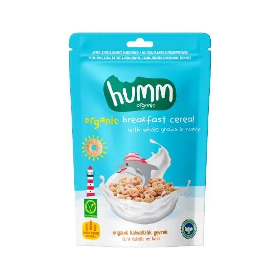 Humm Organik Tam Tahıllı ve Ballı Kahvaltılık Gevrek