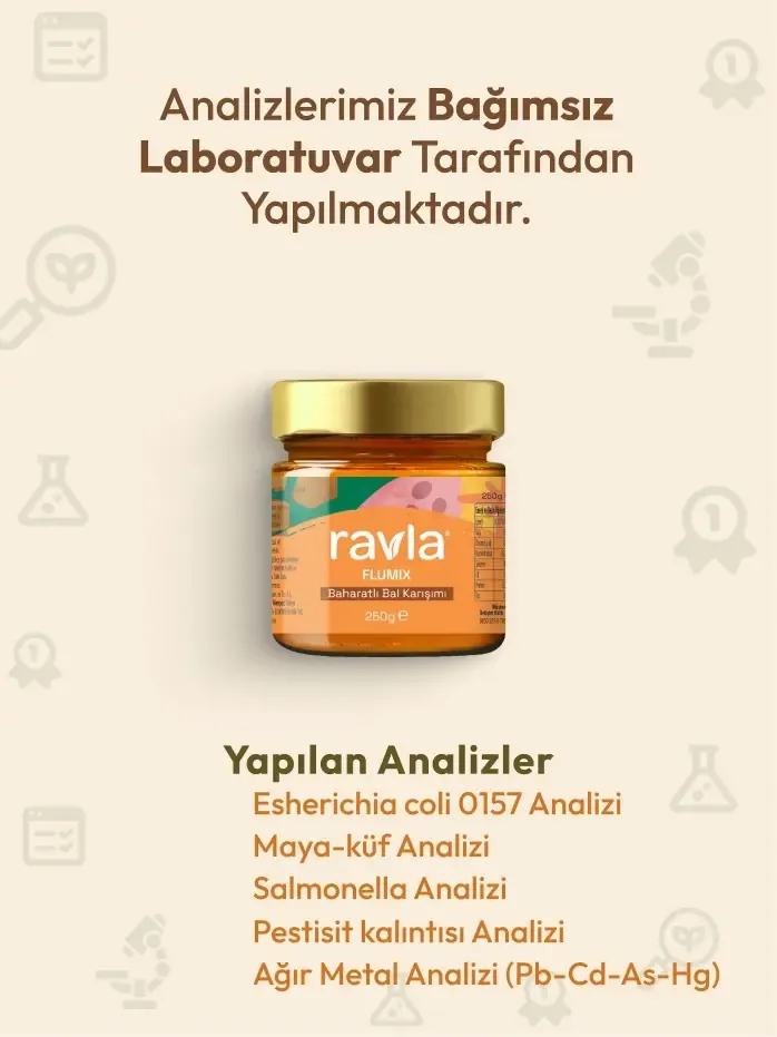 Ravla Flumix Baharatlı Bal Karışımı 250 gram