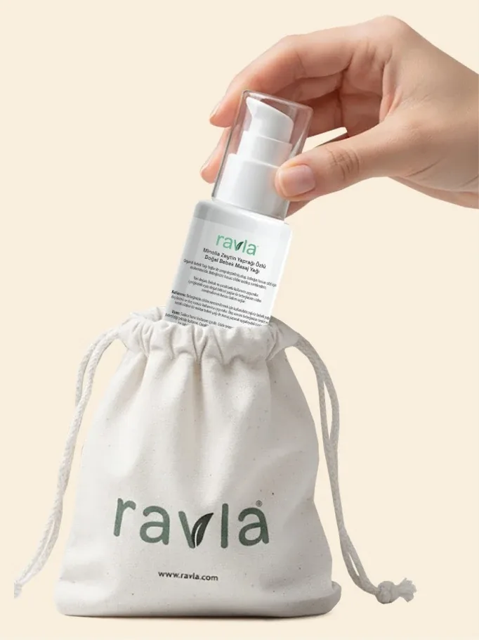 Ravla Minolia Zeytin Yaprağı Özlü Doğal Bebek Masaj Yağı