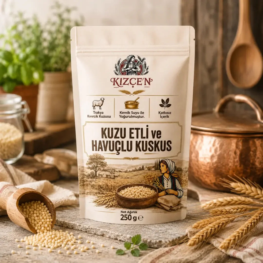 Kızçen Kuzu Etli ve Havuçlu Kuskus 250 g