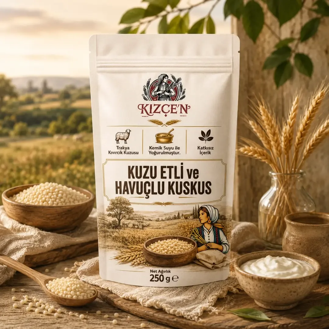 Kızçen Kuzu Etli ve Havuçlu Kuskus 250 g