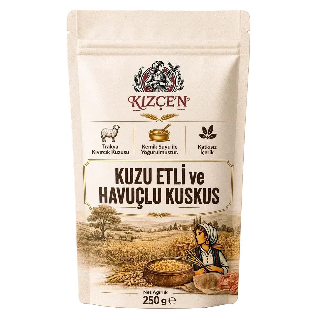 Kızçen Kuzu Etli ve Havuçlu Kuskus 250 g
