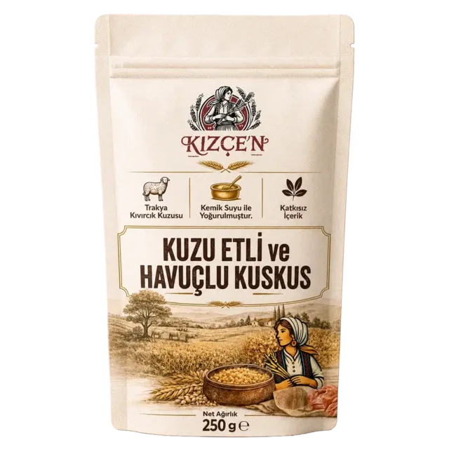 Kızçen Kuzu Etli ve Havuçlu Kuskus 250 g