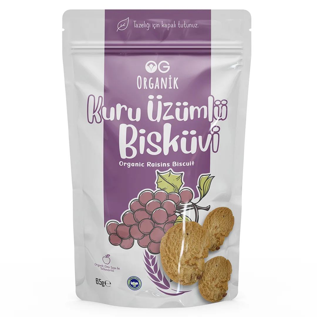 OG Organik Üzümlü Bisküvi 65 g